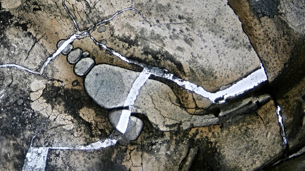 photomicrography, microscopic photography, microscopy art, dried egg white, eggshell membrane, microscopic landscapes, drought photography, dry riverbeds, cracked earth, water scarcity, climate change, El Niño, environmental photography, abstract nature photography, science and art, fine art photography, natural patterns, fracture patterns, evaporation, macro photography, Tian Olivier, Live Slower Look Closer, When Rivers Run Dry
